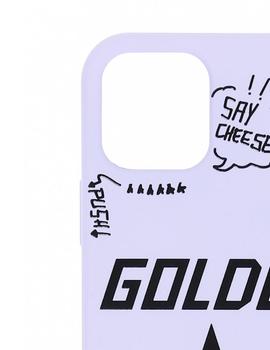 Carcasa Iphone 12/12 pro Golden Goose lila