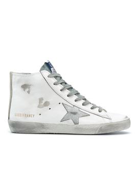 Golden Goose francy leather white silver