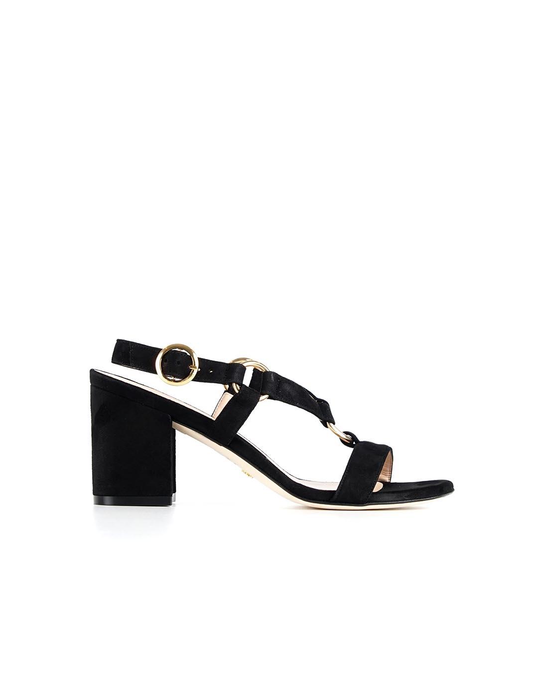 Sandalia Stuart Weitzman tacón ancho Lalita 75