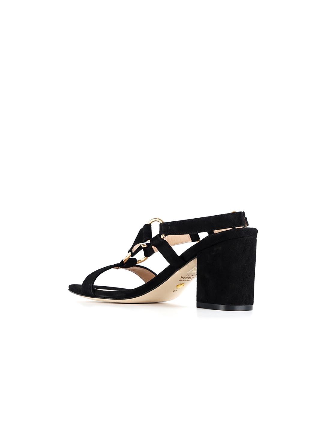 Sandalia Stuart Weitzman tacón ancho Lalita 75