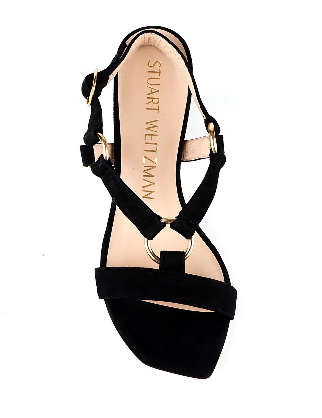 Sandalia Stuart Weitzman tacón ancho Lalita 75