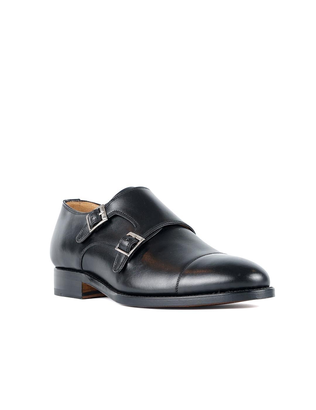 Zapato Cordwainer doble hebilla Oswald para hombre