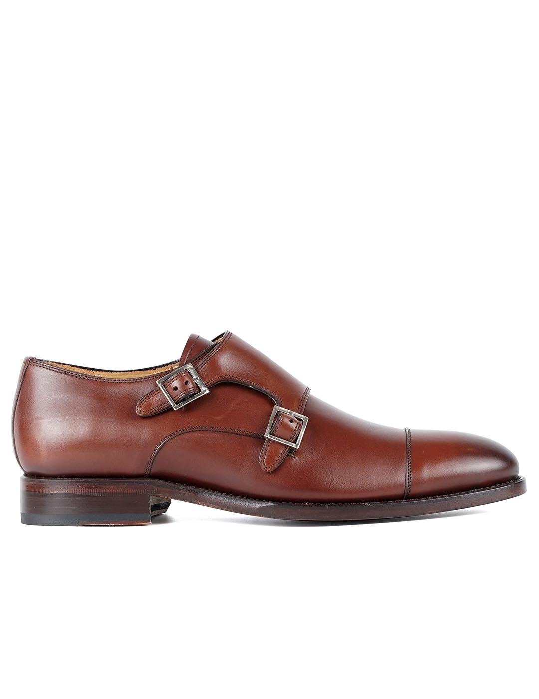 Zapato Cordwainer doble hebilla Oswald para hombre