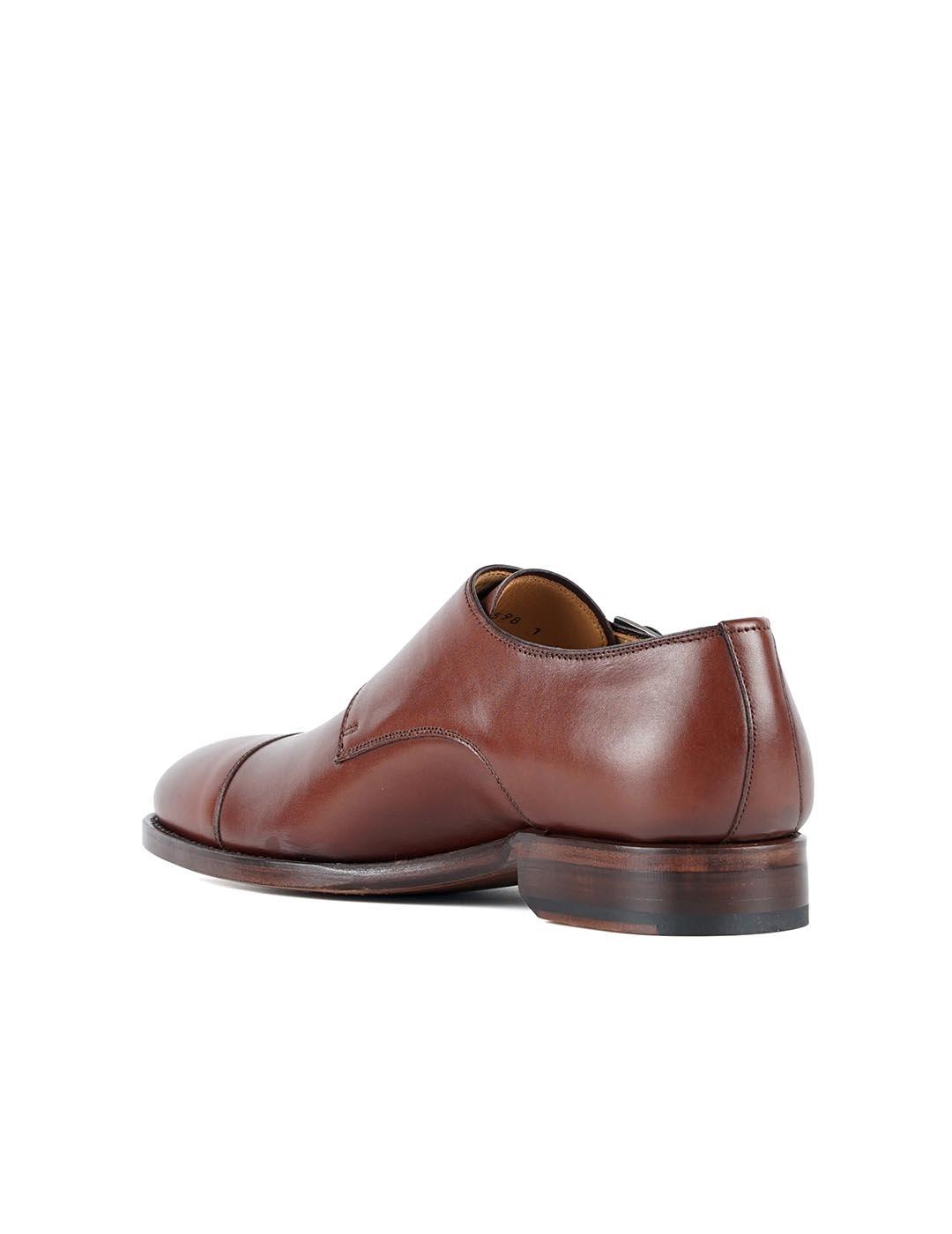 Zapato Cordwainer doble hebilla Oswald para hombre