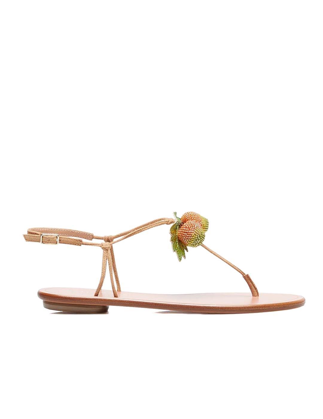 Sandalia Aquazzura Manguito flat para  mujer