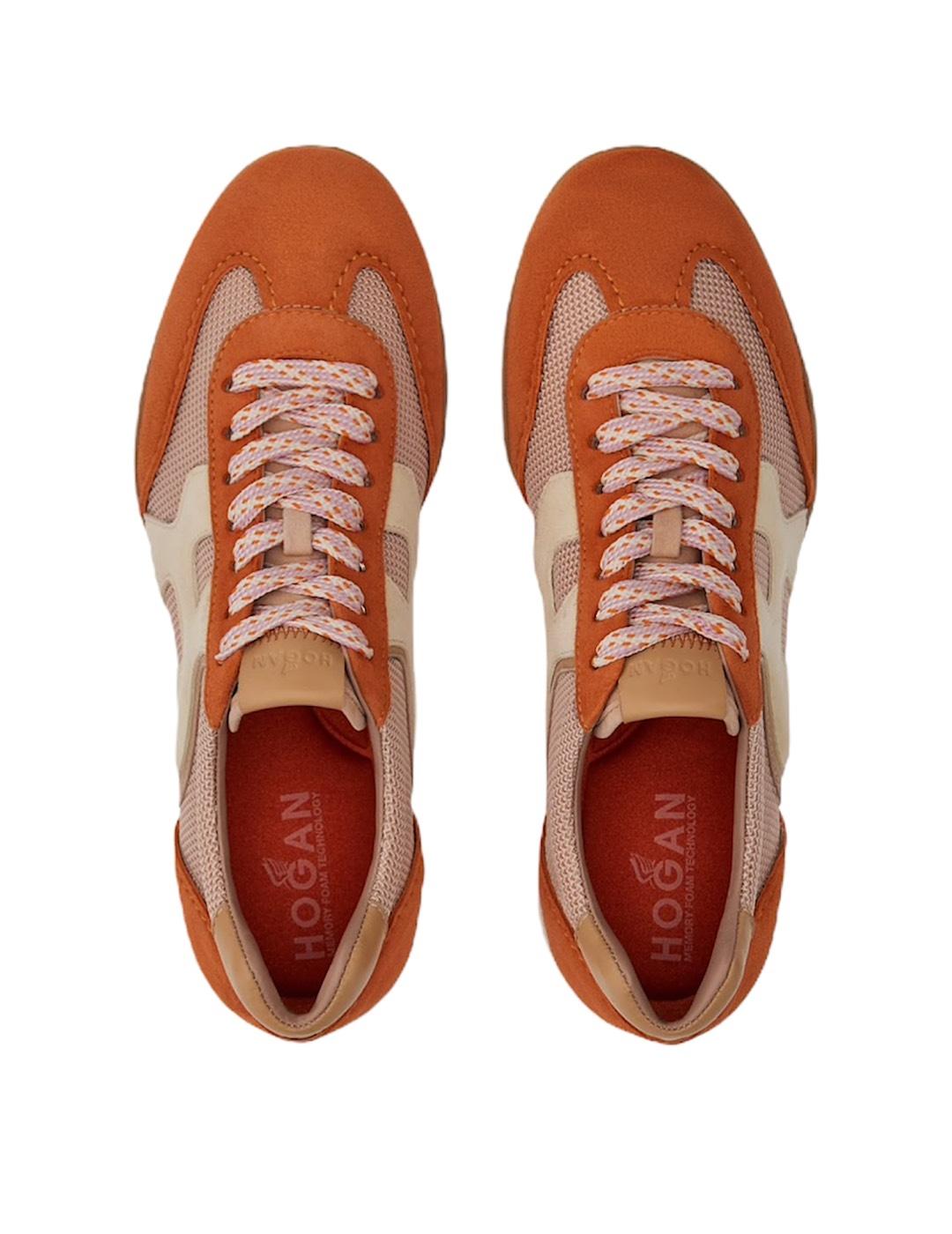 Hogan olympia rosa coral para mujer