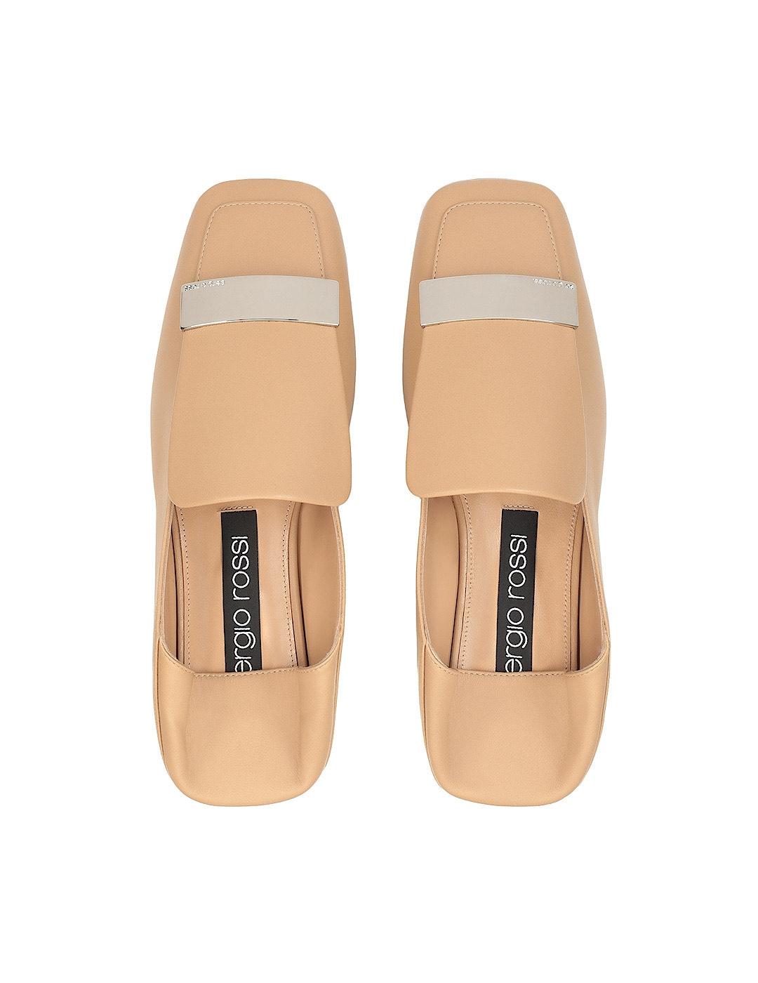 Flat moccasin 05 beige