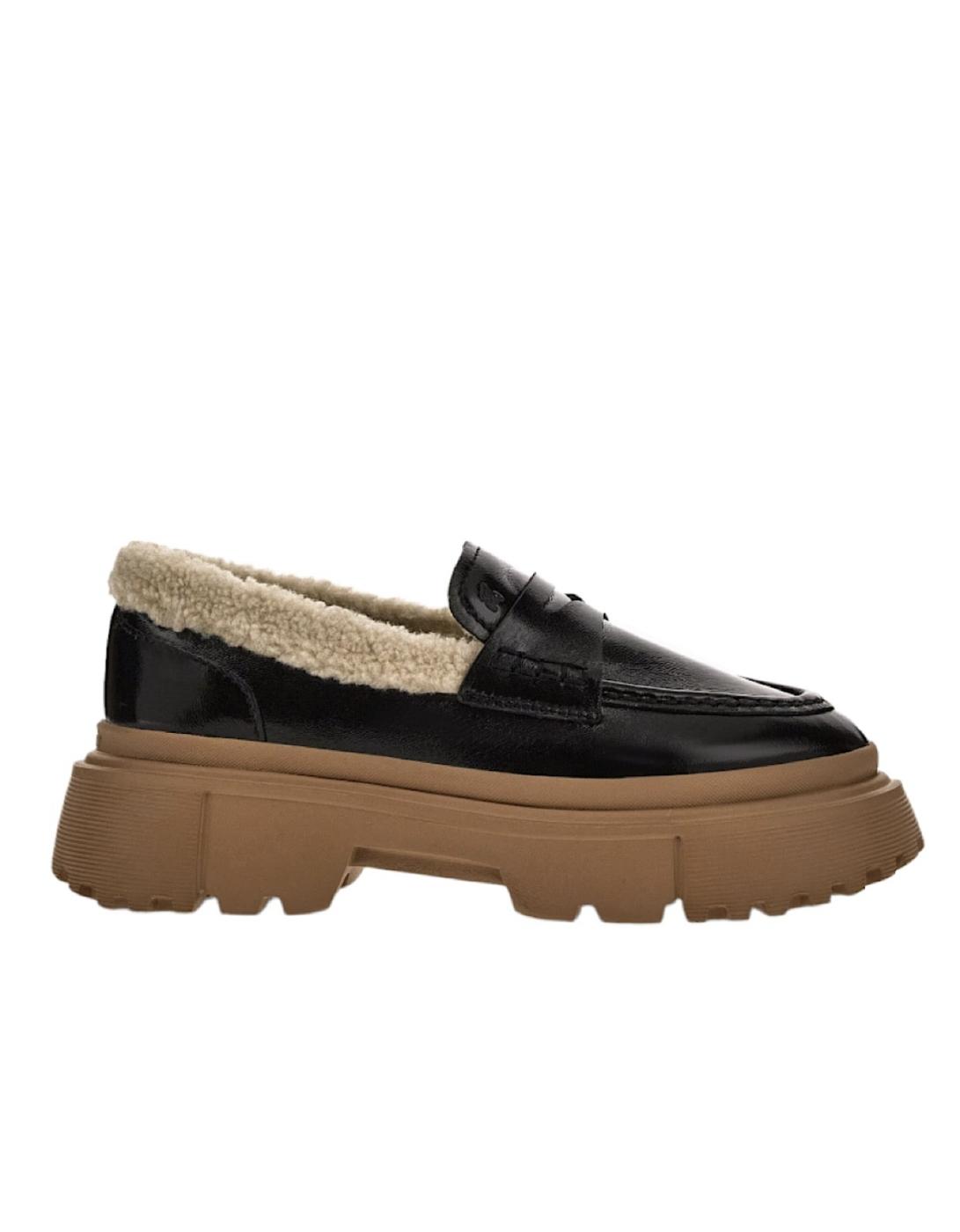 Mocasín H629 nefrocon pelo para mujer