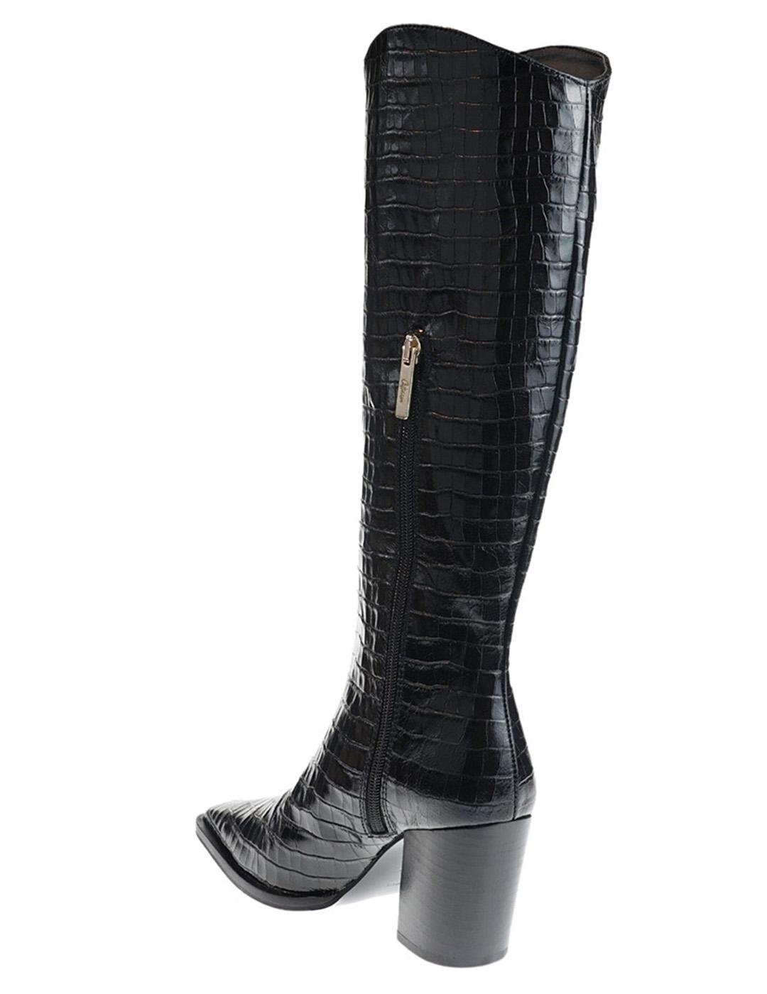 DAISY BOTA GRABADA NEGRA