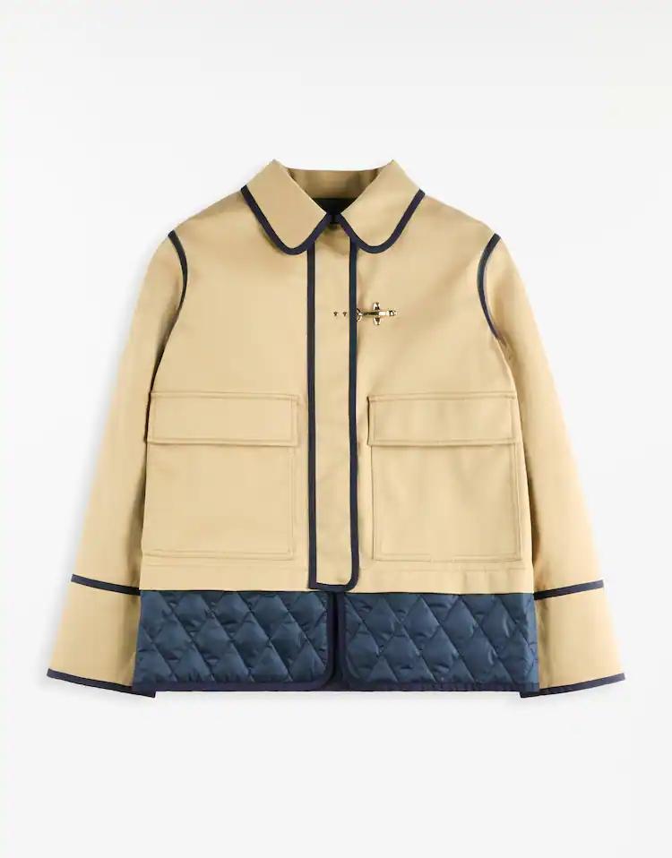 Chaqueta Fay Corto Bimateriale Mujer