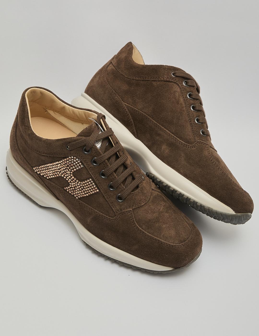 INTERACTIVE H STRASS MARRON